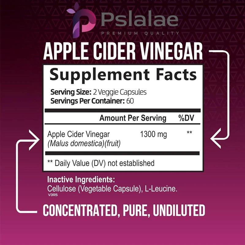 Apple Cider Vinegar Capsules 1300MG