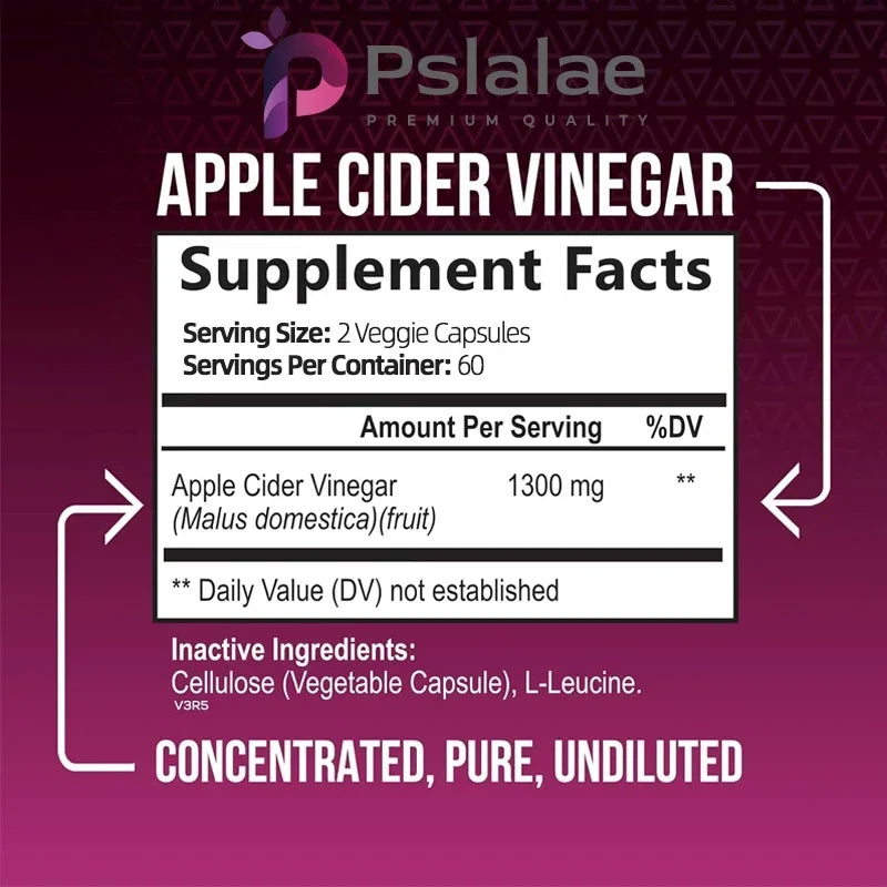 Apple Cider Vinegar Capsules 1300MG